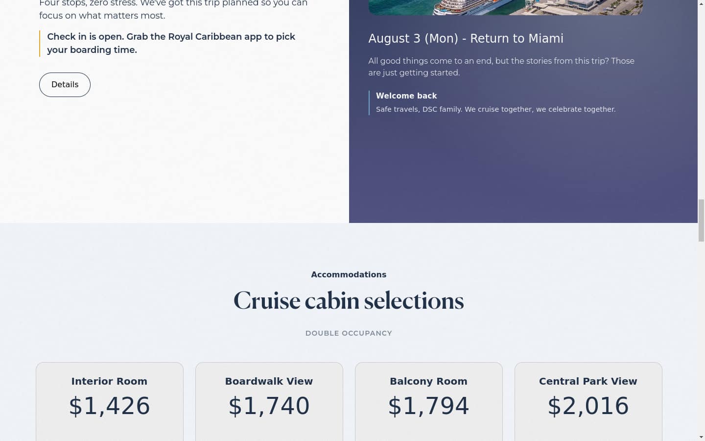 DSC Family Reunion site — placeholder screenshot