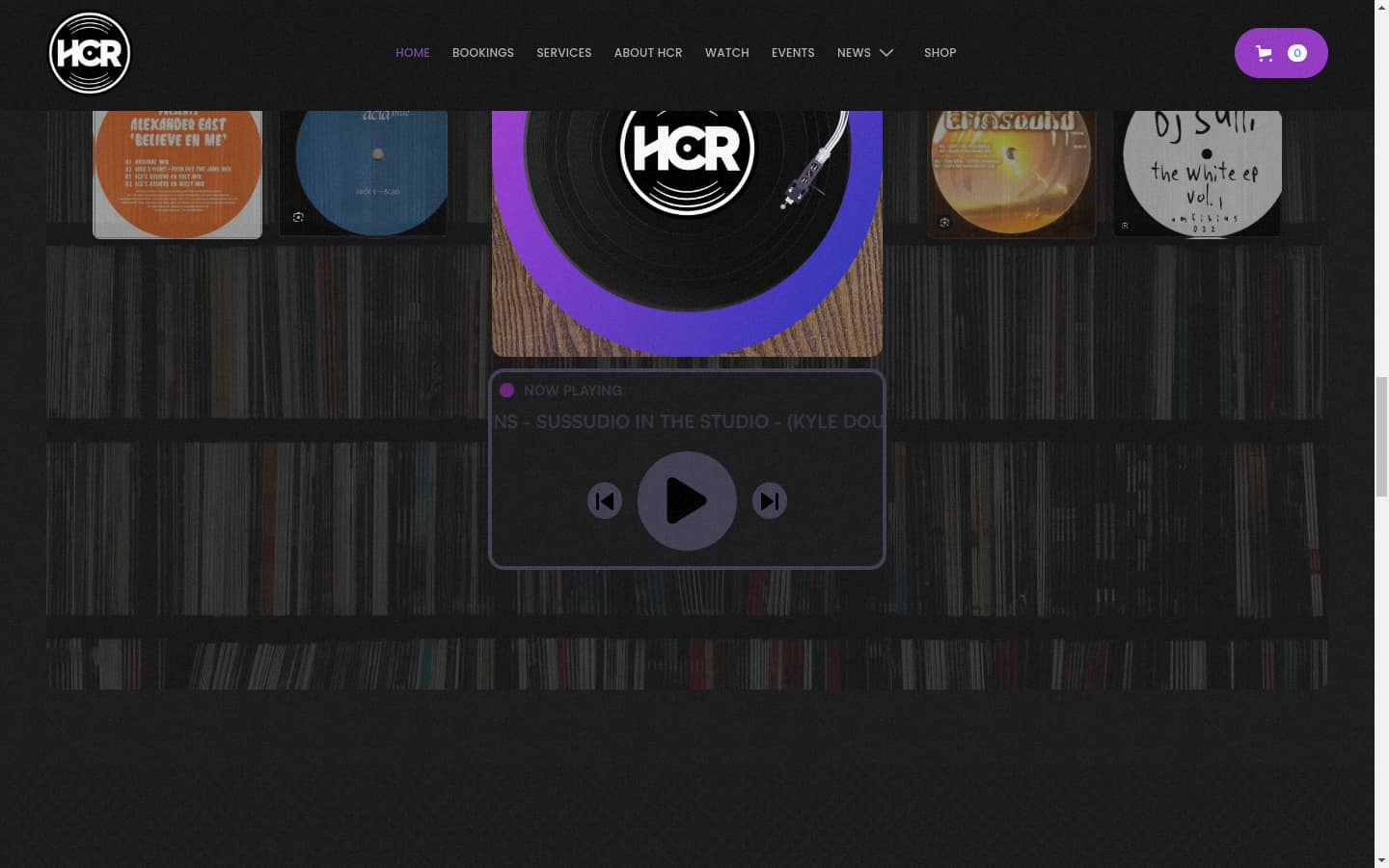 House Cleaning Records site — placeholder screenshot